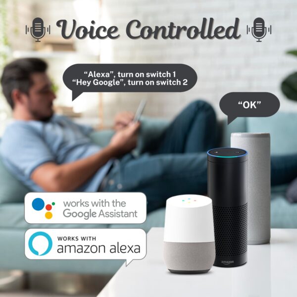 Amonics Smart WiFi 4 Node Smart Switch - Image 3